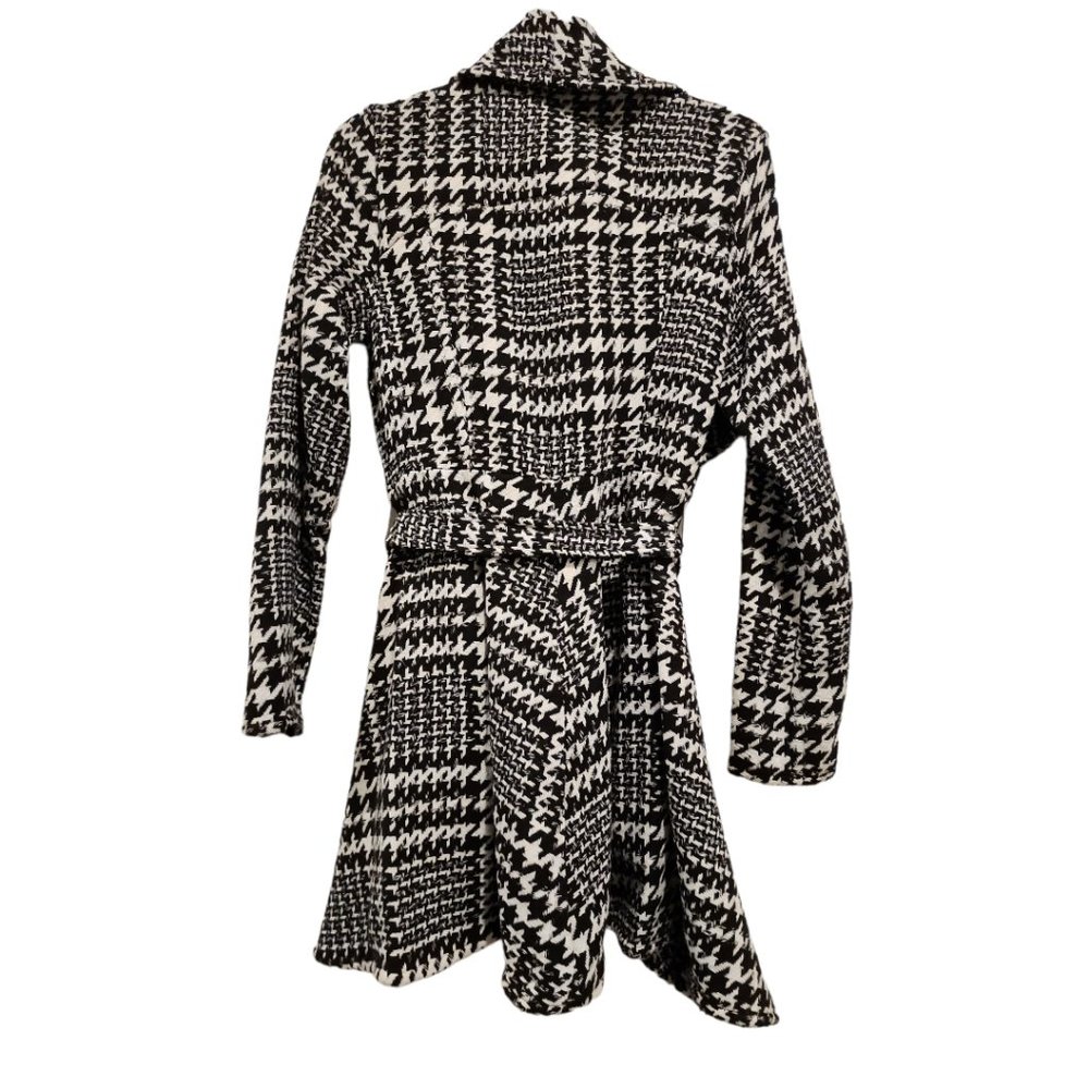 Houndstooth Draped Jacket - image 3